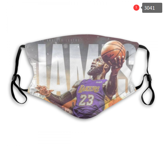 NBA Los Angeles Lakers #25 Dust mask with filter->nba dust mask->Sports Accessory